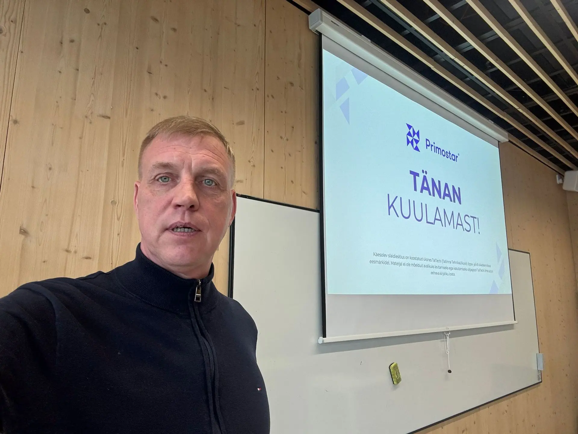 Primostar CEO Indrek Uusalu shared Primostar’s engineering mindset and logic at TalTech – Tallinn University of Technology.