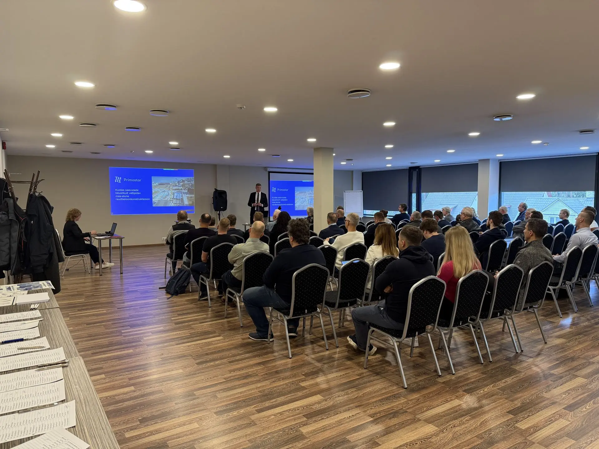 Estonian Hybrid seminar "Waterproofing and Concrete Repair" organized by Primostar. The guest speaker was a representative of Sika Estonia. Estonian Hybrid seminar "Waterproofing and Concrete Repair" organized by Primostar. The guest speaker was a representative of Sika Estonia.