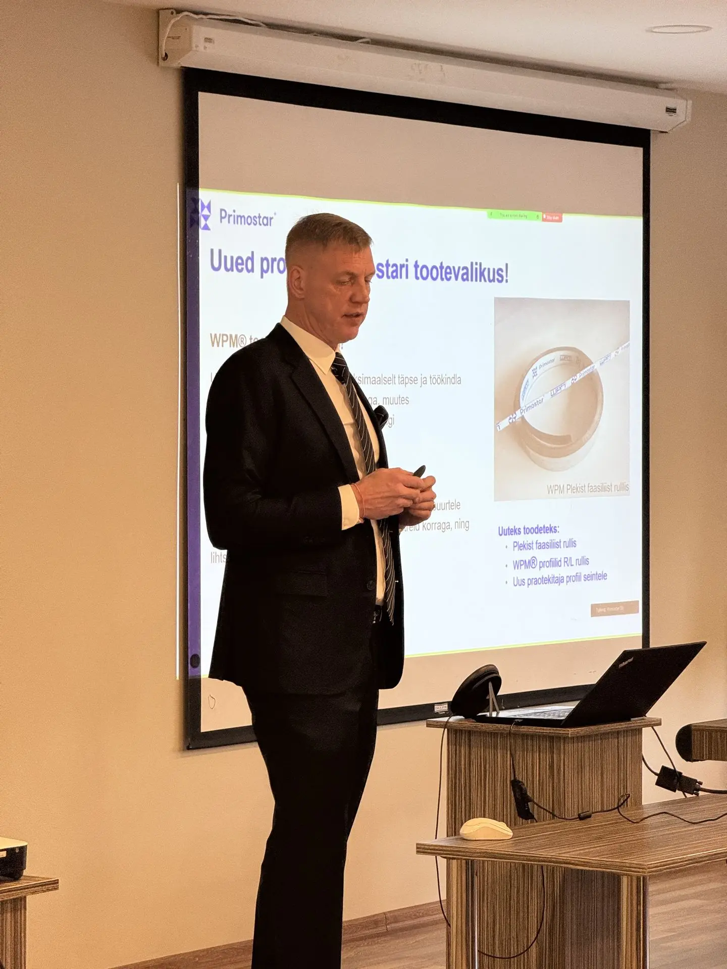 Speaker  Primostar CEO Indrek Uusalu