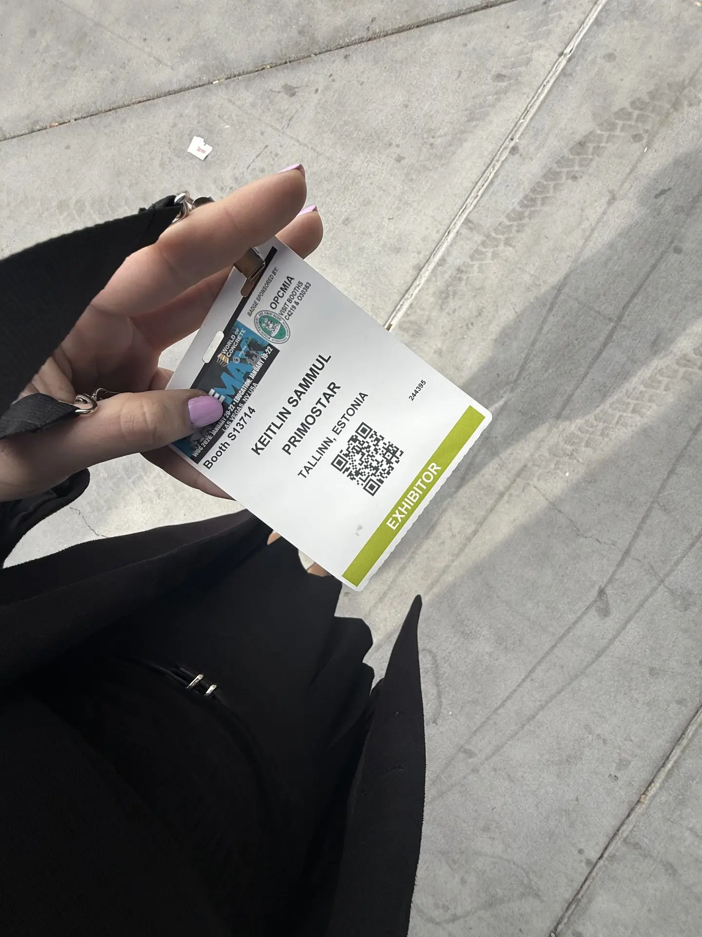 World of Concrete 2026 exhibition pass. Las Vegas Convention Center