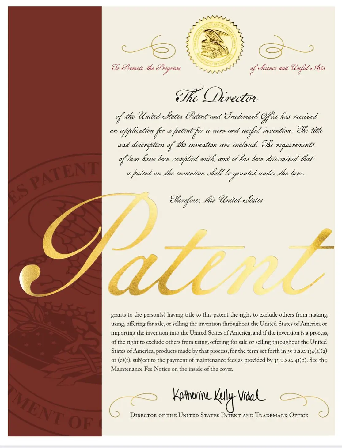 Primostar solution United States patent