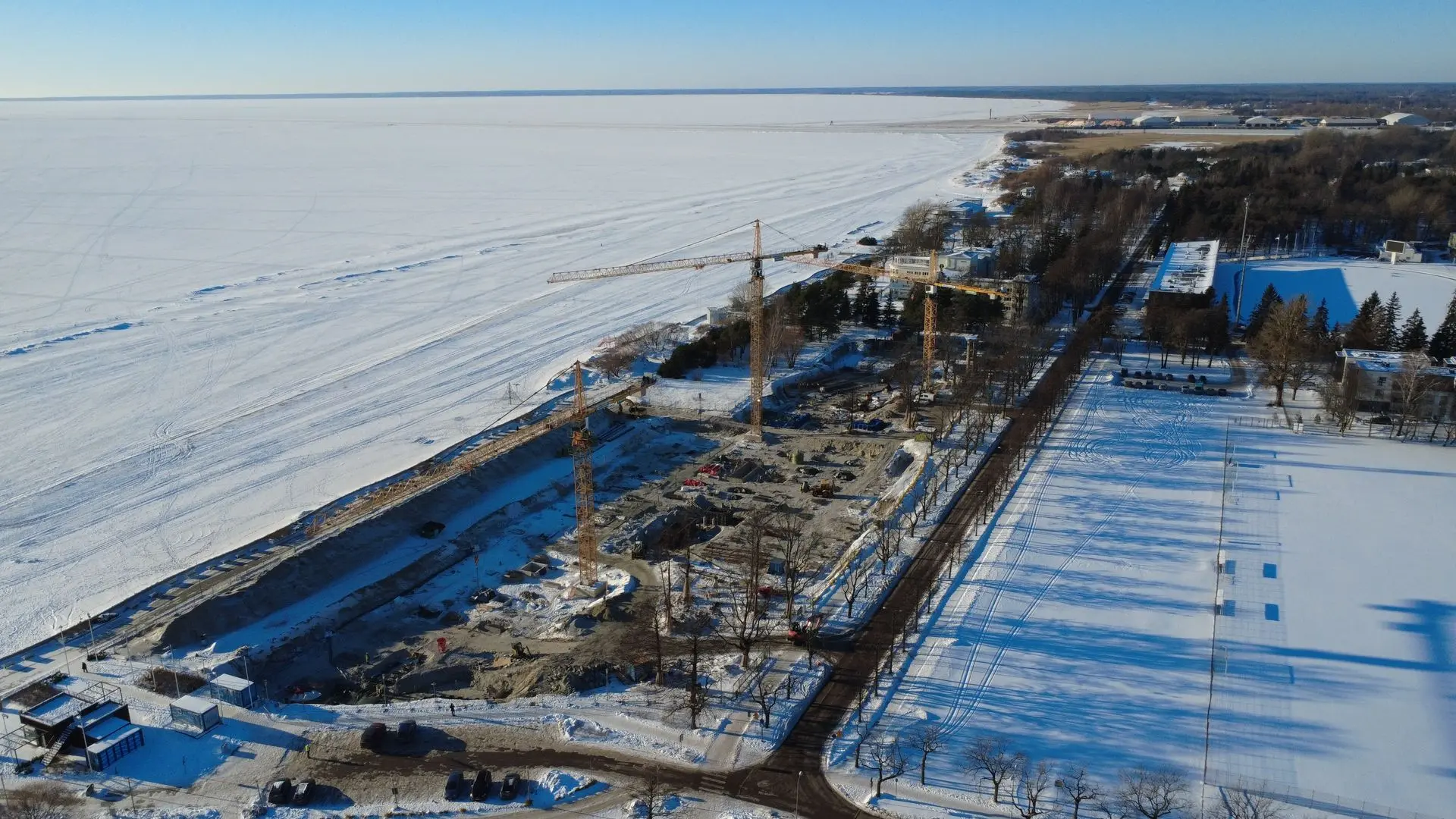 Pärnu new hotel and event center (Ranna pst 7 and Ranna pst 9) Merko Ehitus Eesti, Brackmann Arendus OÜ.