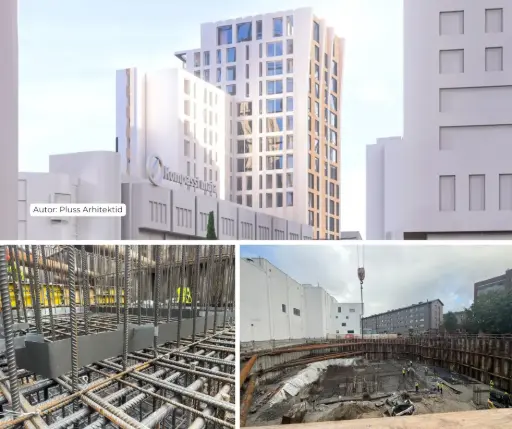 Tartu mnt 15, Kesklinn, Tallinn,  Stellar Residence (Oma Ehitaja AS, Conex, Novira Capital)