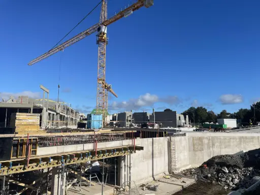 Concrete structure is waterproof after the casting process