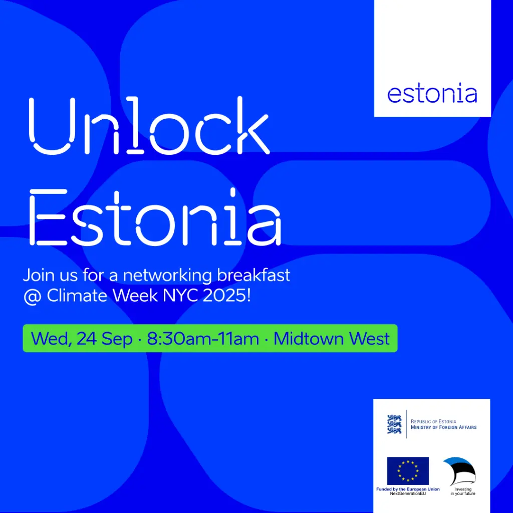 Primostar Group joins Climate Week NYC 2025 for the first time, presenting sustainable construction and green building solutions. Together with Trade with Estonia, we’ll also take part in the “Unlock Estonia” Networking Breakfast on September 24 in Midtown West, highlighting innovative waterproofing technologies.