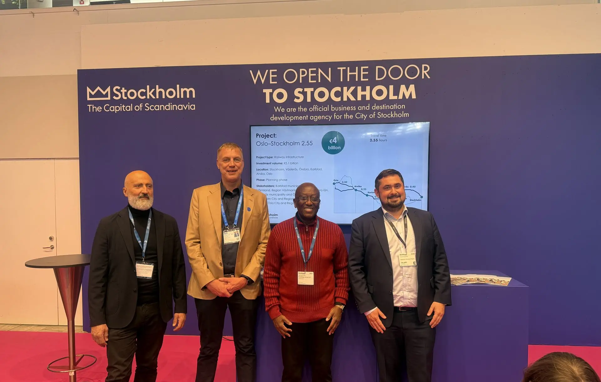 Stockholm, Sweden. Open the door to the Stockholm.