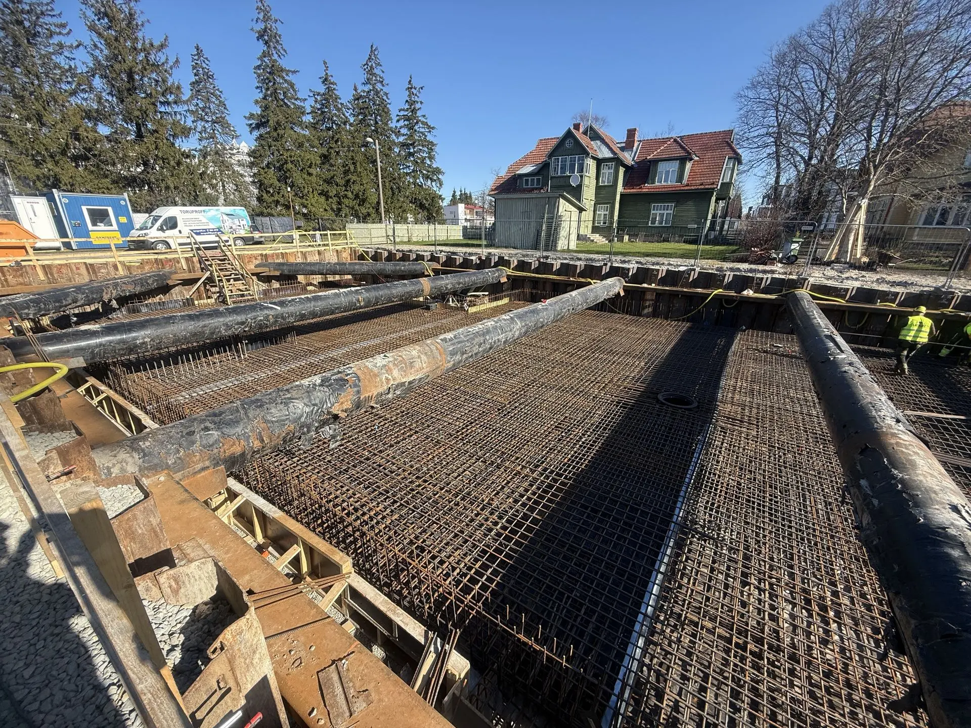 Papli 8, Pärnu, Primostar Crack Control System in the floor slab construction Papli 8, Pärnu, Primostar Crack Control System in the floor slab construction