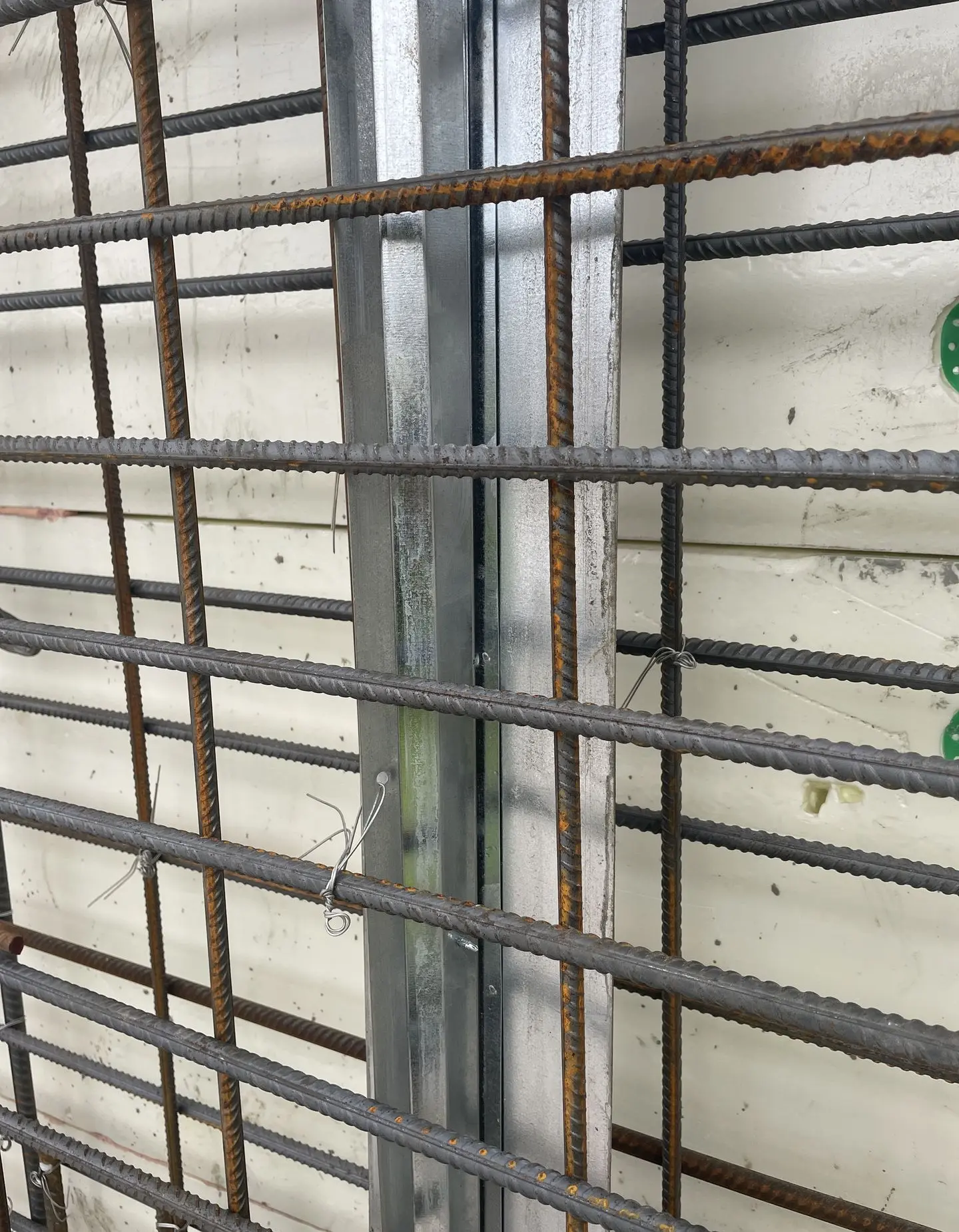 Primostar® Crack Control System in wall construction before concrete pouring. Volta Kvartal, Kopli, Tallinn, Estonia