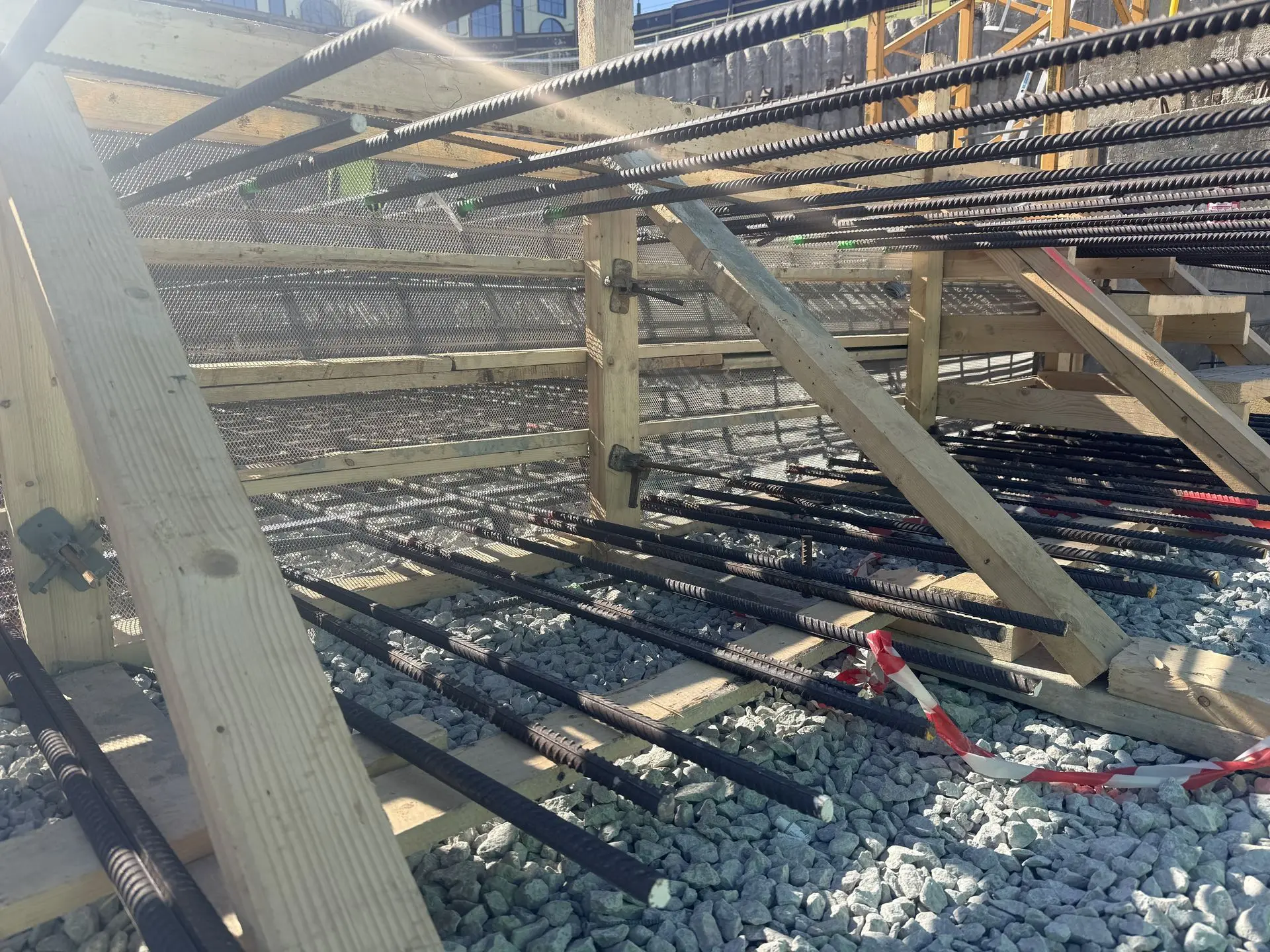 Primostar® Formwork Waterstop before concrete pouring.