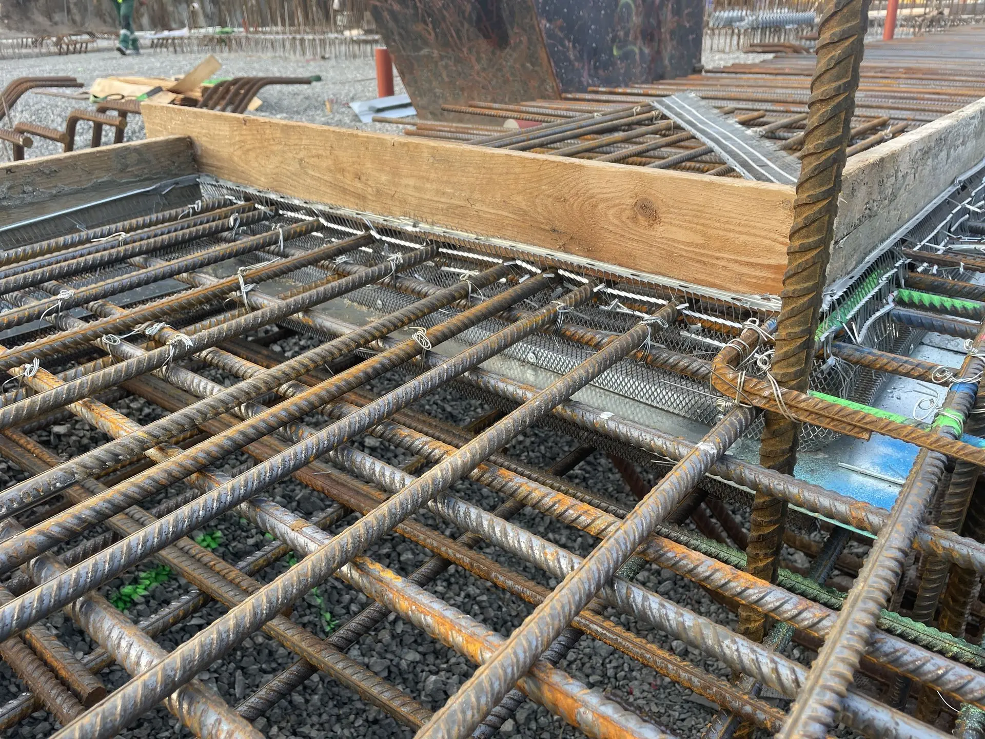 Primostar® Formwork Waterstop before concrete pouring.