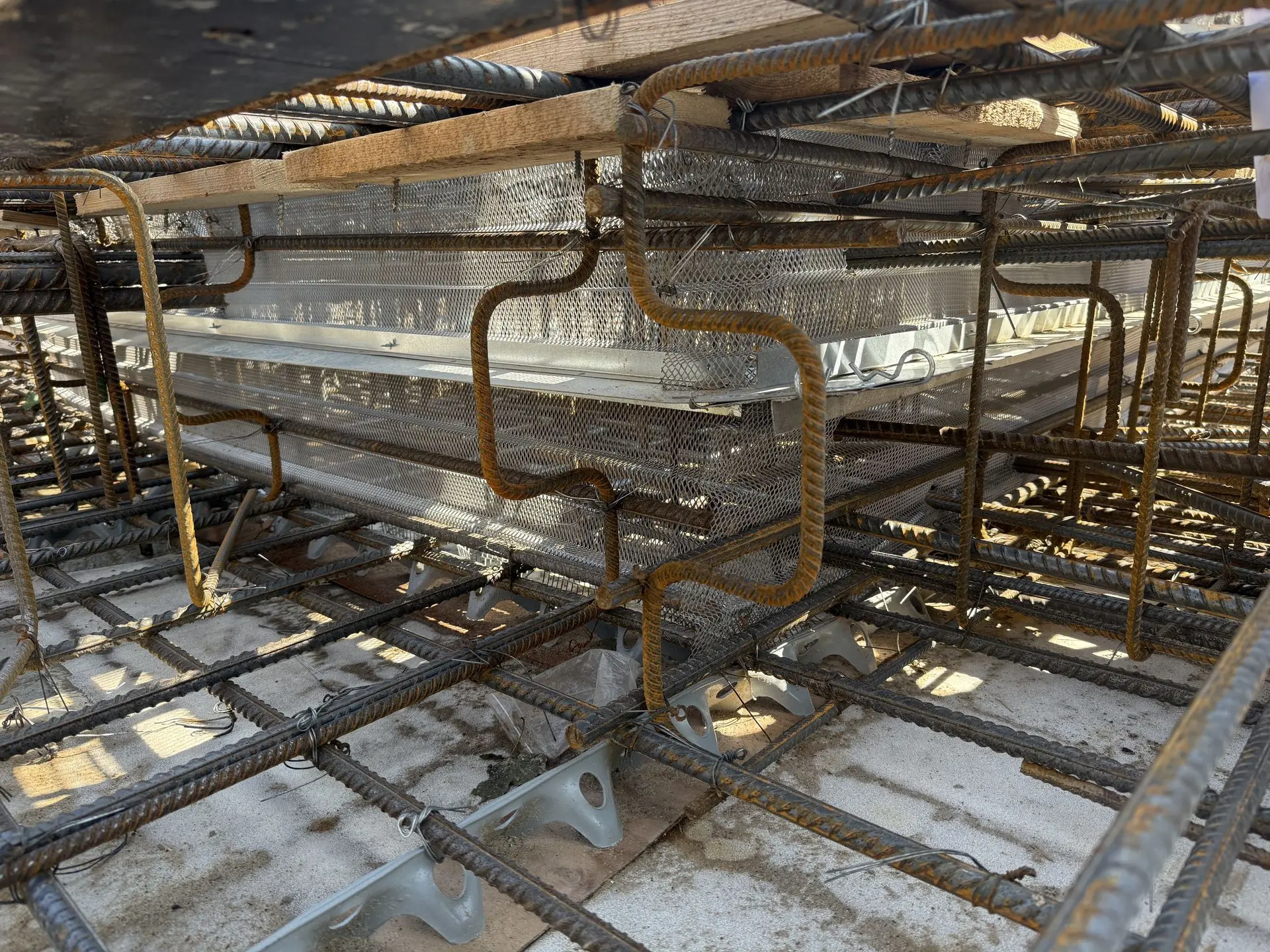 Primostar® Formwork Waterstop before concrete pouring.
