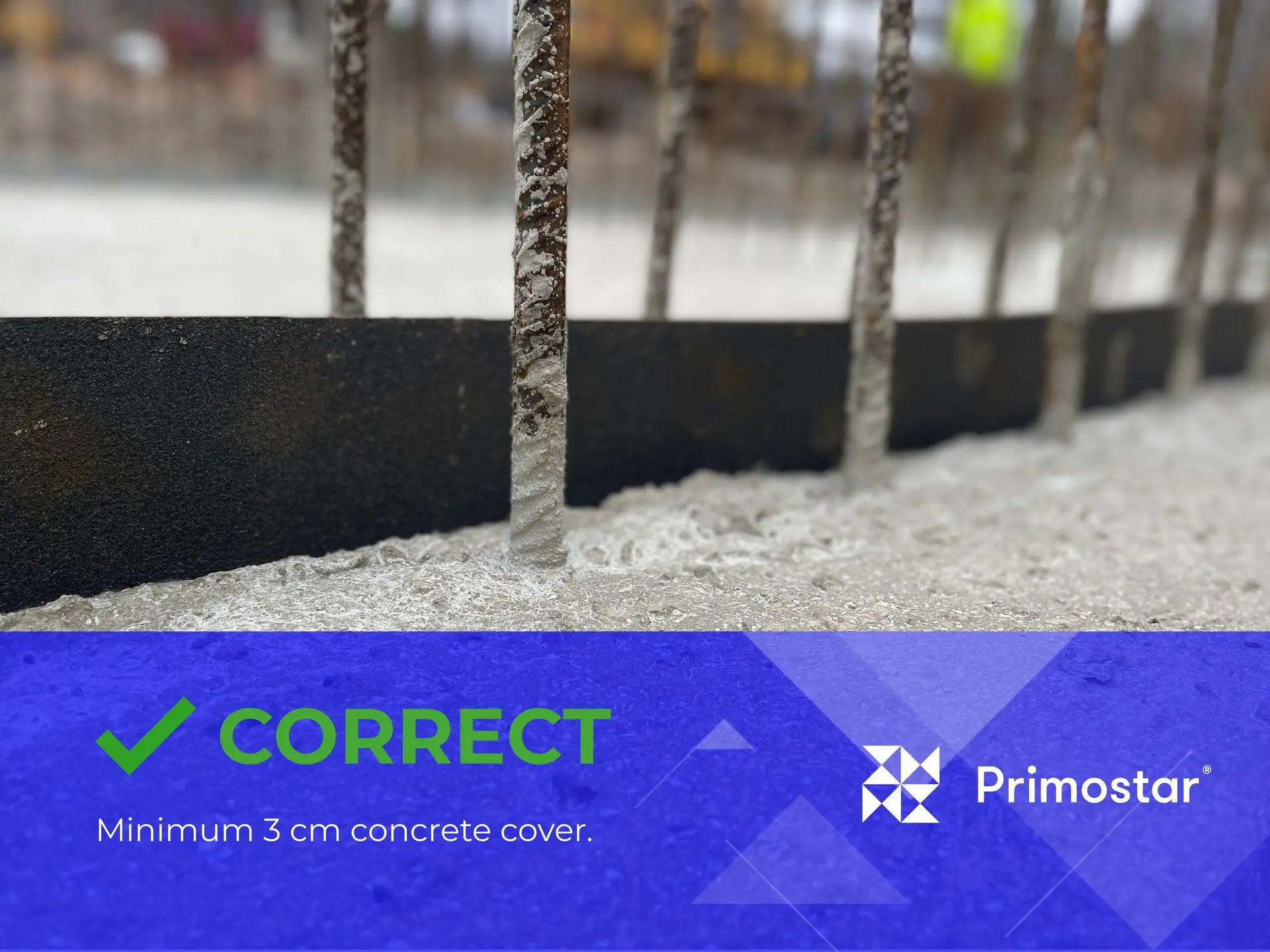 Ensure the metal sheet waterstop is embedded at least 3 cm into the concrete. Primostar, Primostar® Metal Sheet Waterstop, Sealing Element