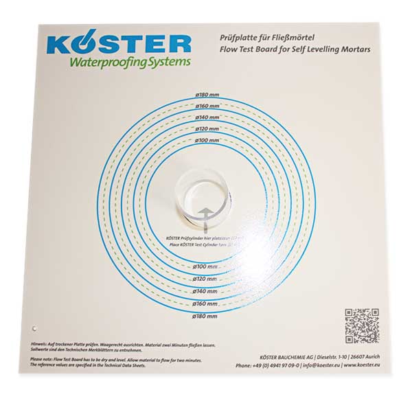 KÖSTER SL Flow Test Board (piece)