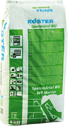 KÖSTER WP Mortar (55 lb / 25 kg)