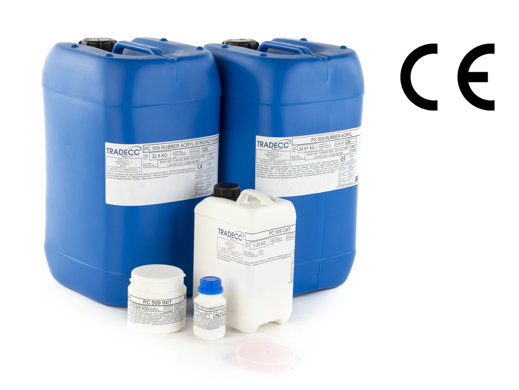 TRADECC PC 509 Rubber Acryl (set)﻿