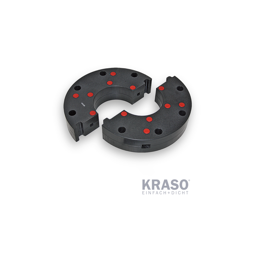 KRASO Plastic Flange Plate Type KFP - split - (1 pc)