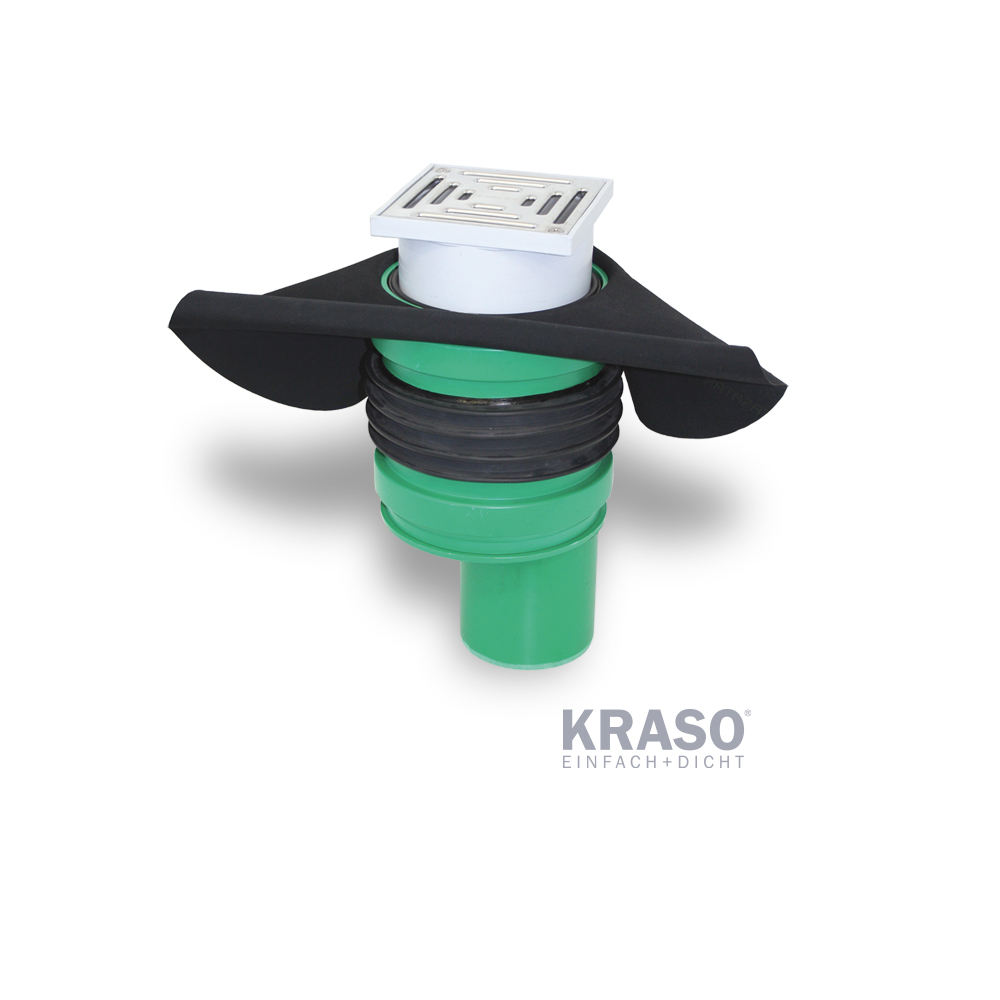 KRASO Floor Drain Type FS - RS - frost proof - backwater safe (1 pc)